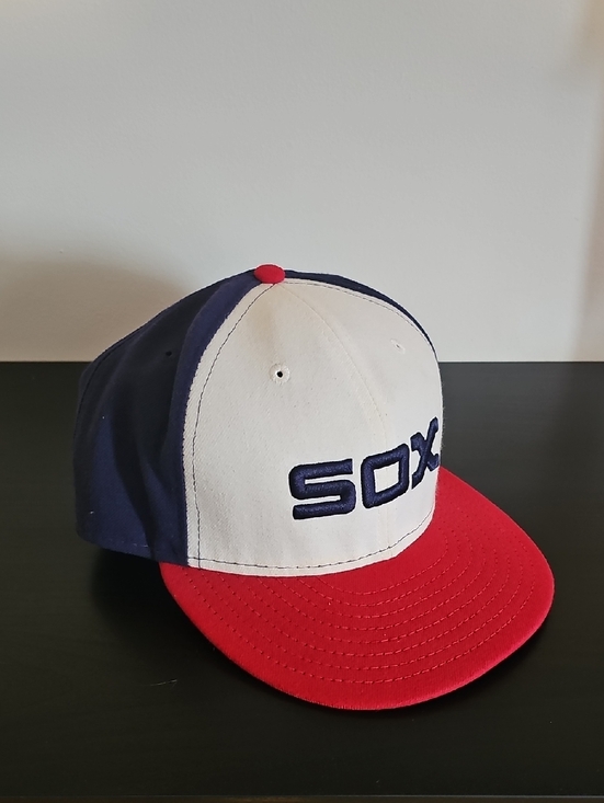 New Era Other - New Era 59FIFTY Fitted Baseball Cap - Navy, White & Red